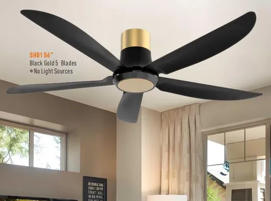 Luce per ventilatore da soffitto a risparmio energetico con lama invisibile bianco latte 2.4G