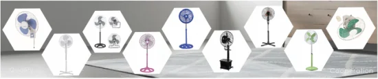 Ventilatore da tavolo Europa di base da 16 pollici con base a croce Personalizzazione di base Personalizzazione campione Ventilatore elettrico Ventilatore CC Ventilatore da soffitto Ventilatore elettrico Ventilatore a piedistallo